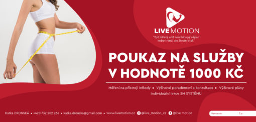 Dárkový poukaz na služby zdraví