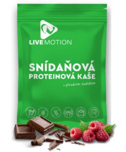 Snídaňová proteinová kaše MALINA & ČOKOLÁDA